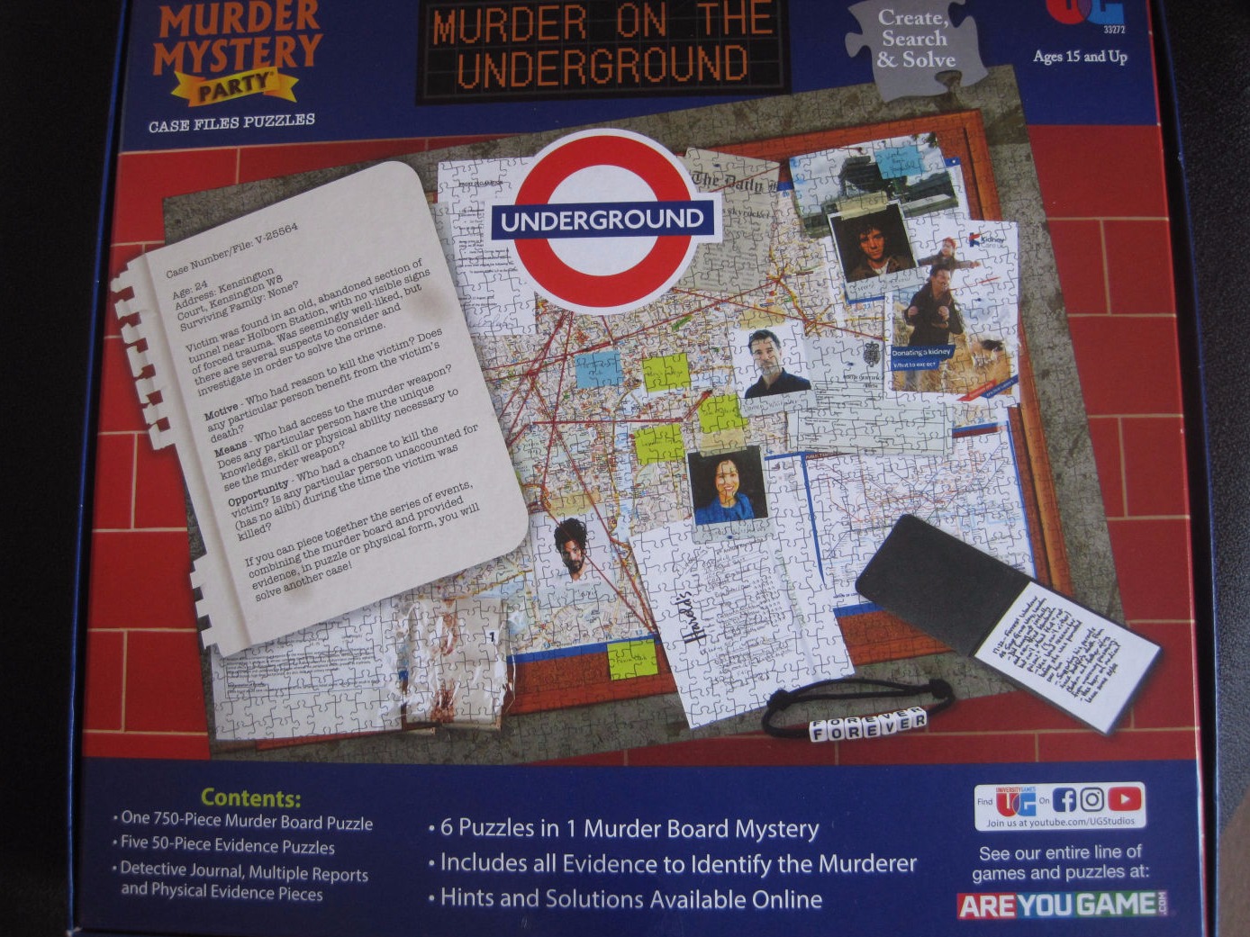 murder mystery on the underground