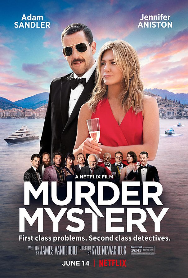 Official poster for Murder Mystery: 3 June 2019, Source - Gofobo, Author - Netflix