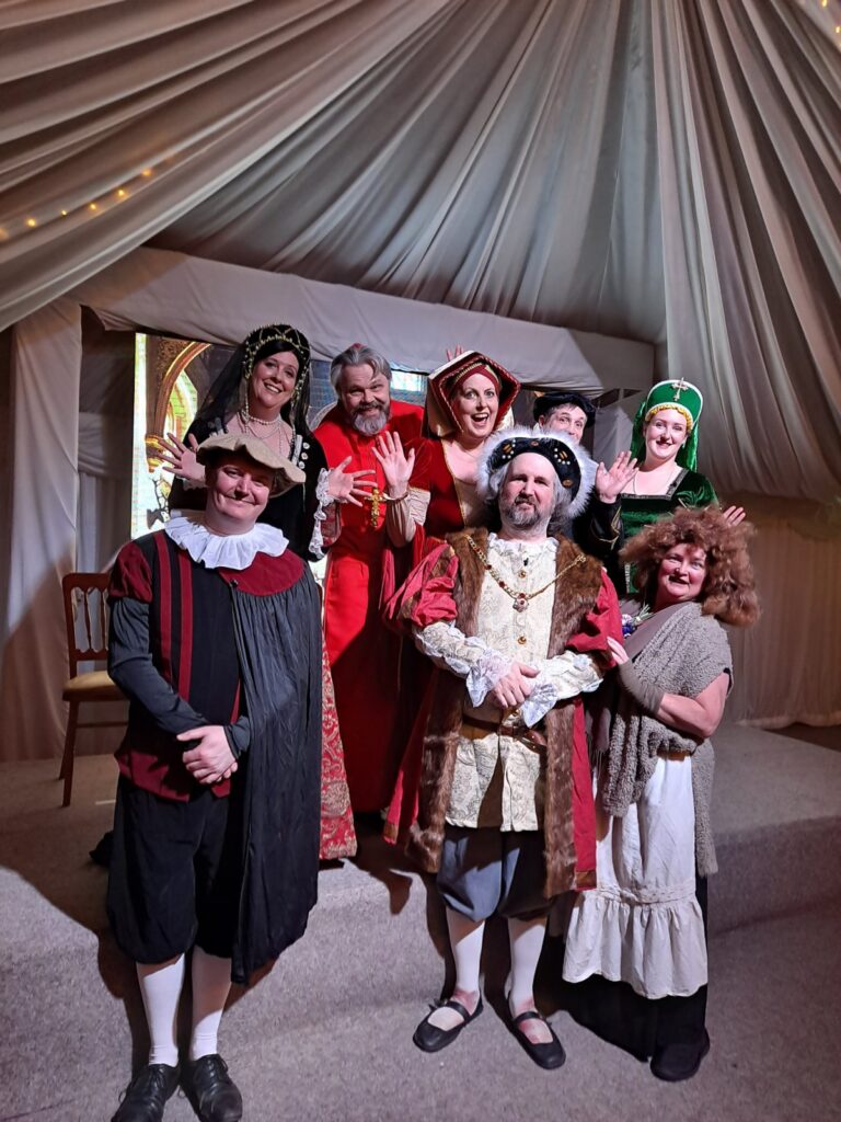 The Cast of Murder at King Henry’s Court - photo by Juliamaud