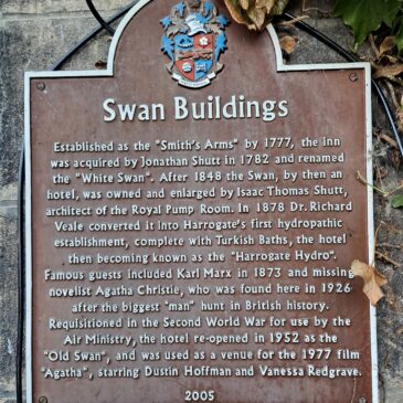 old swan hotel plaque