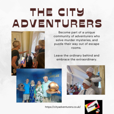 collage of The City Adventurers solving the mystery