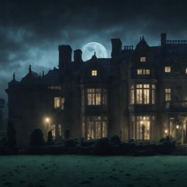creepy manor house